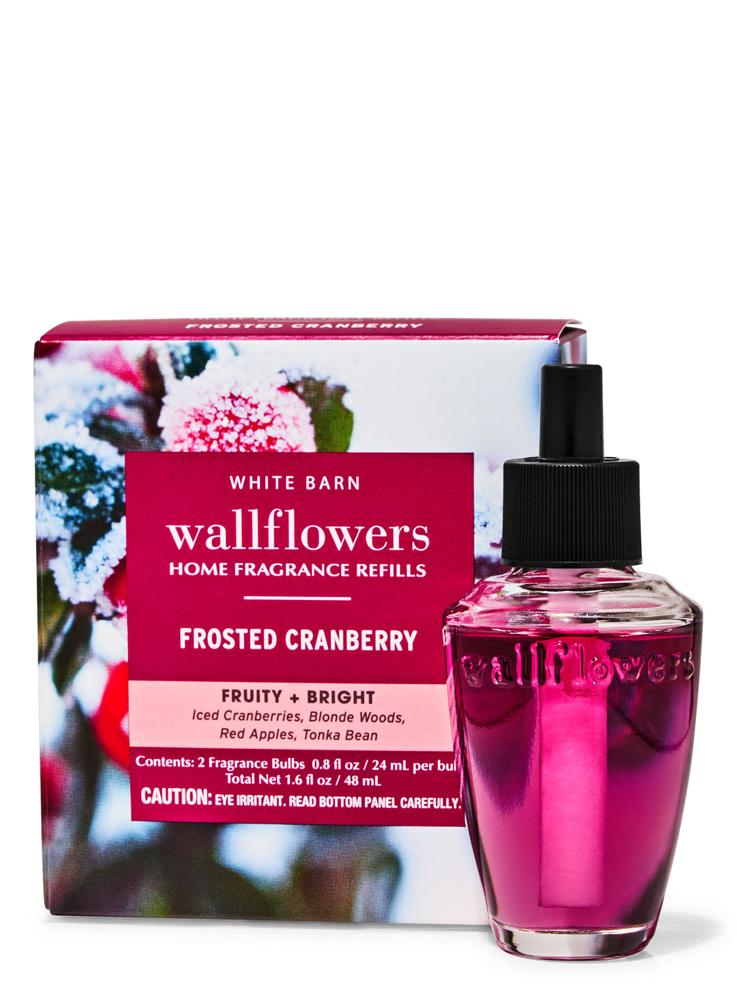 FROSTED CRANBERRY - Áfyllingar fyrir vegg innstungur 2 í pakka