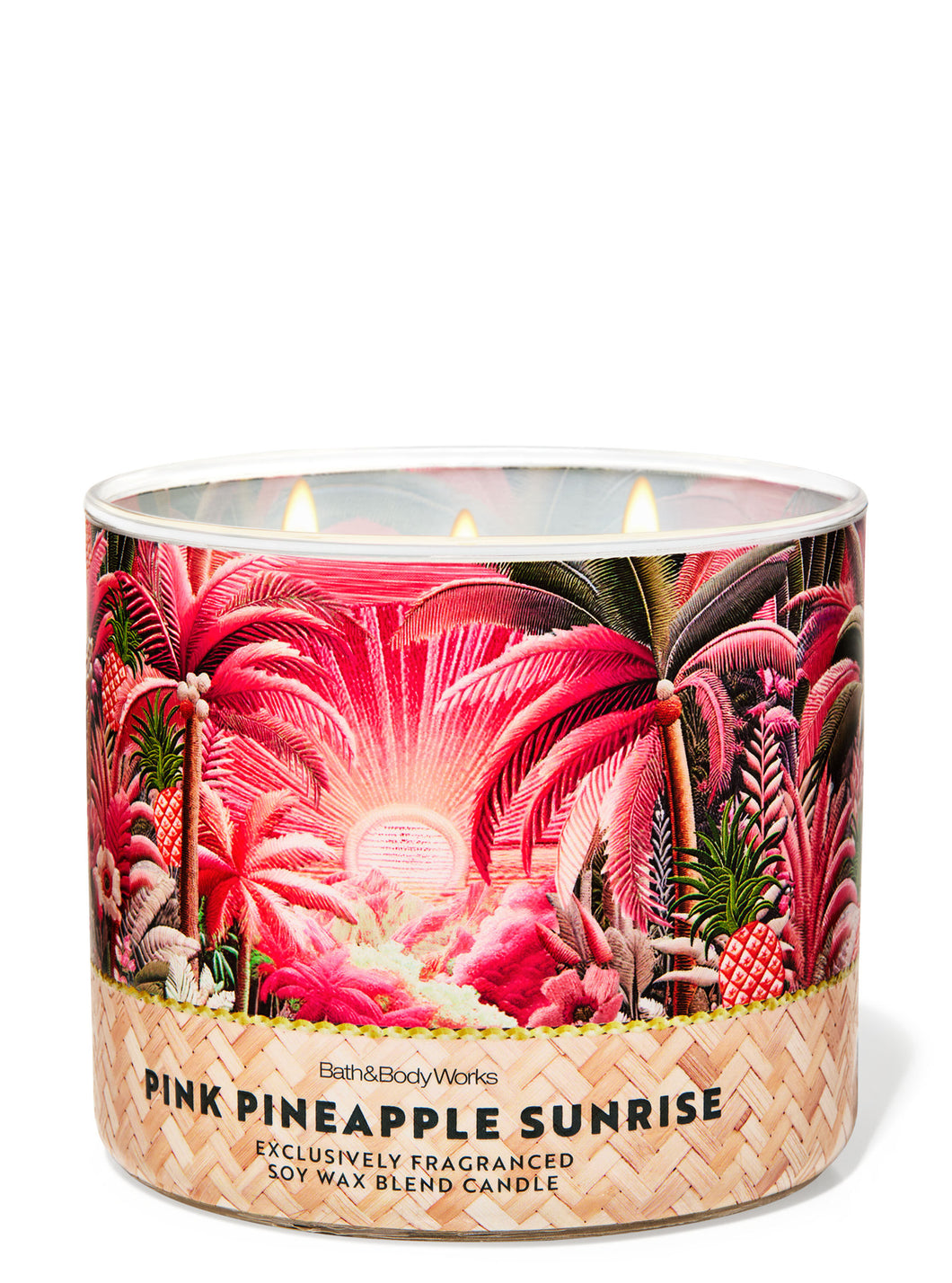 PINK PINEAPPLE SUNRISE - Ilmkerti (stórt)