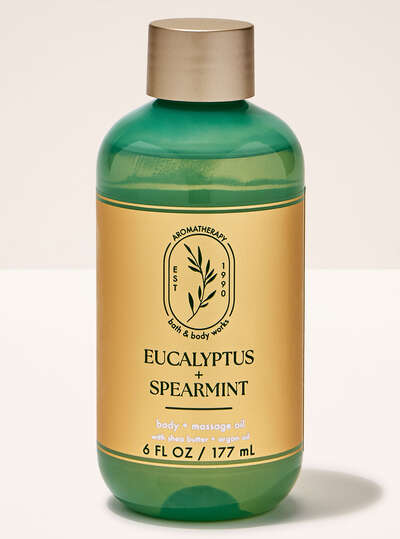 Eucalyptus Spearmint Body and Massage Oil – Bath & Body Works