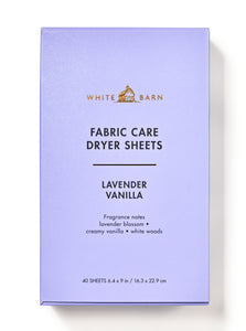 Lavender Vanilla - Dryer Sheets