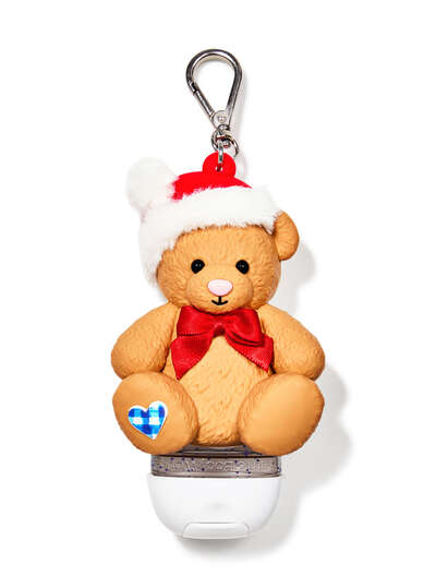 FESTIVE TEDDY BEAR - Hulstur fyrir lítið handspritt