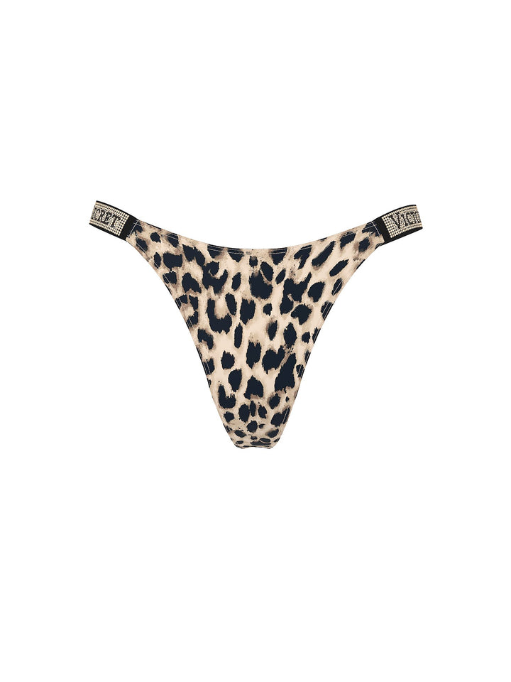 Logo Shine Strap Thong Panty Nærbuxur – Victoria&