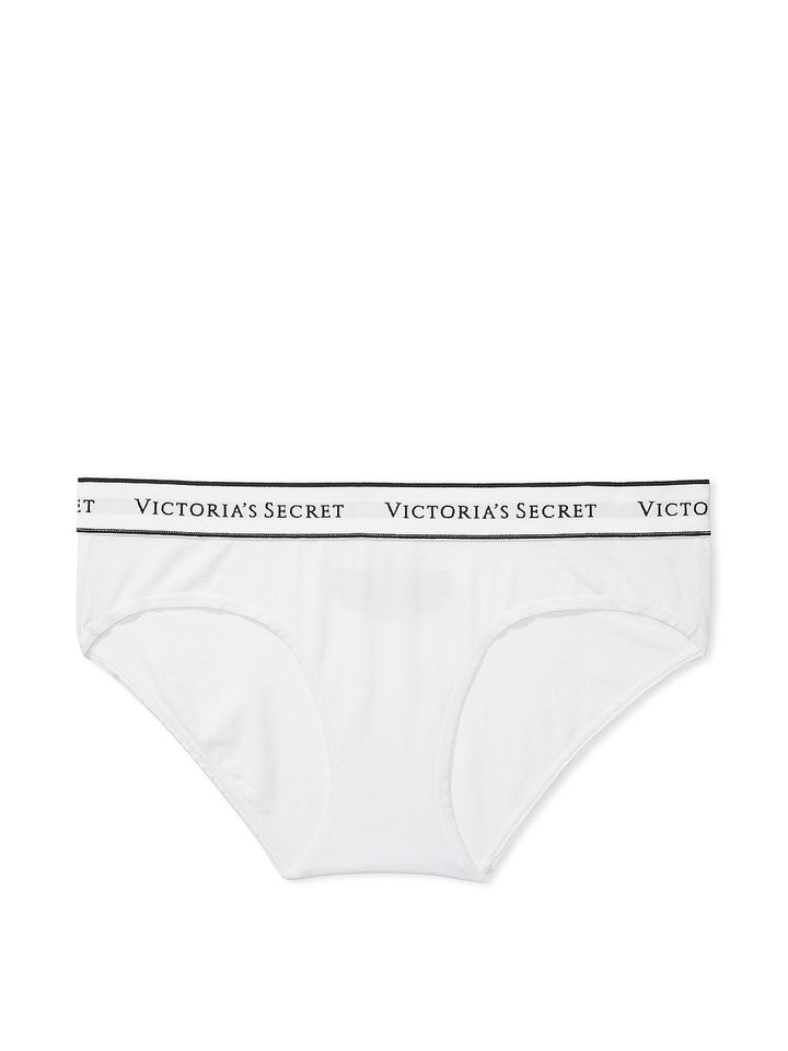 Mini Logo Cotton Hiphugger Panty Nærbuxur – Victoria&