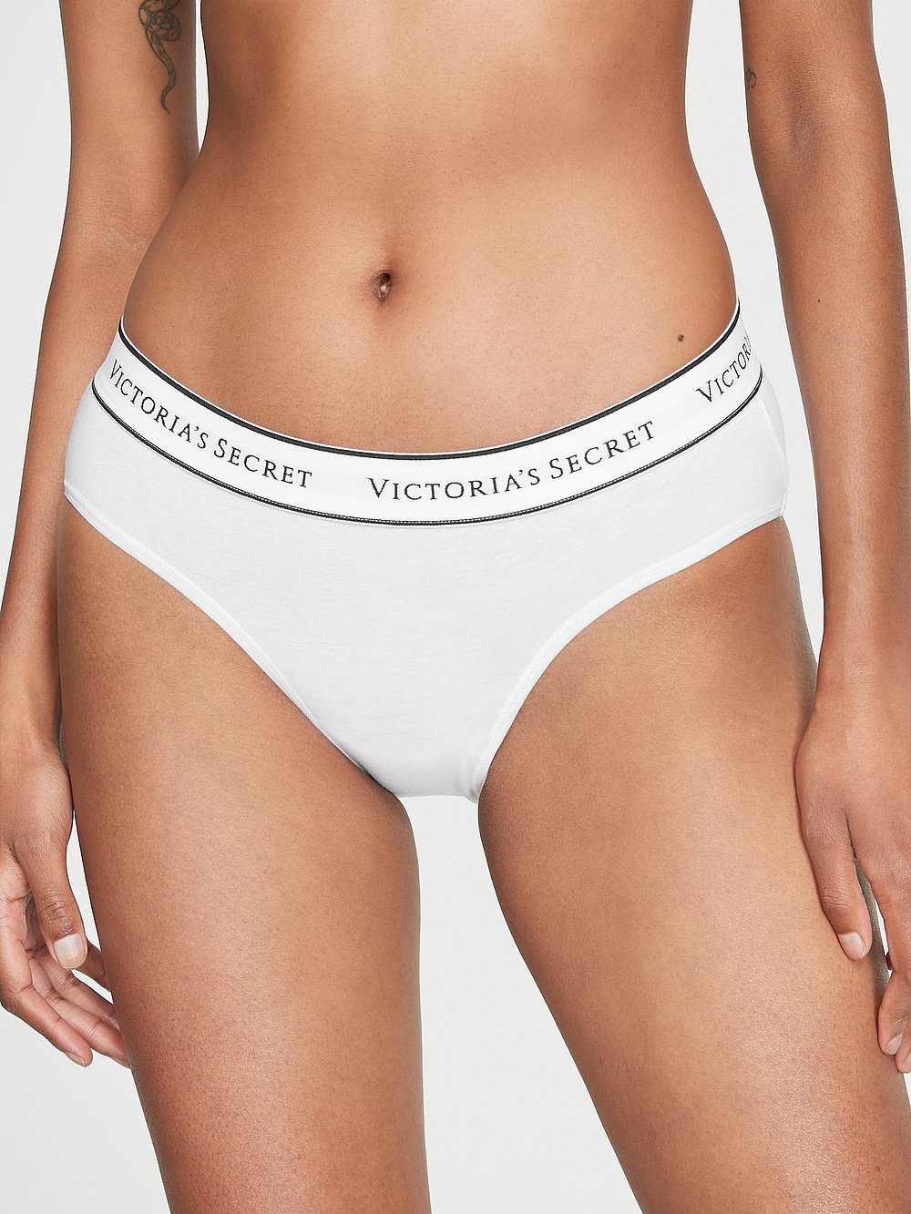 Mini Logo Cotton Hiphugger Panty Nærbuxur – Victoria's Secret – mynd 2