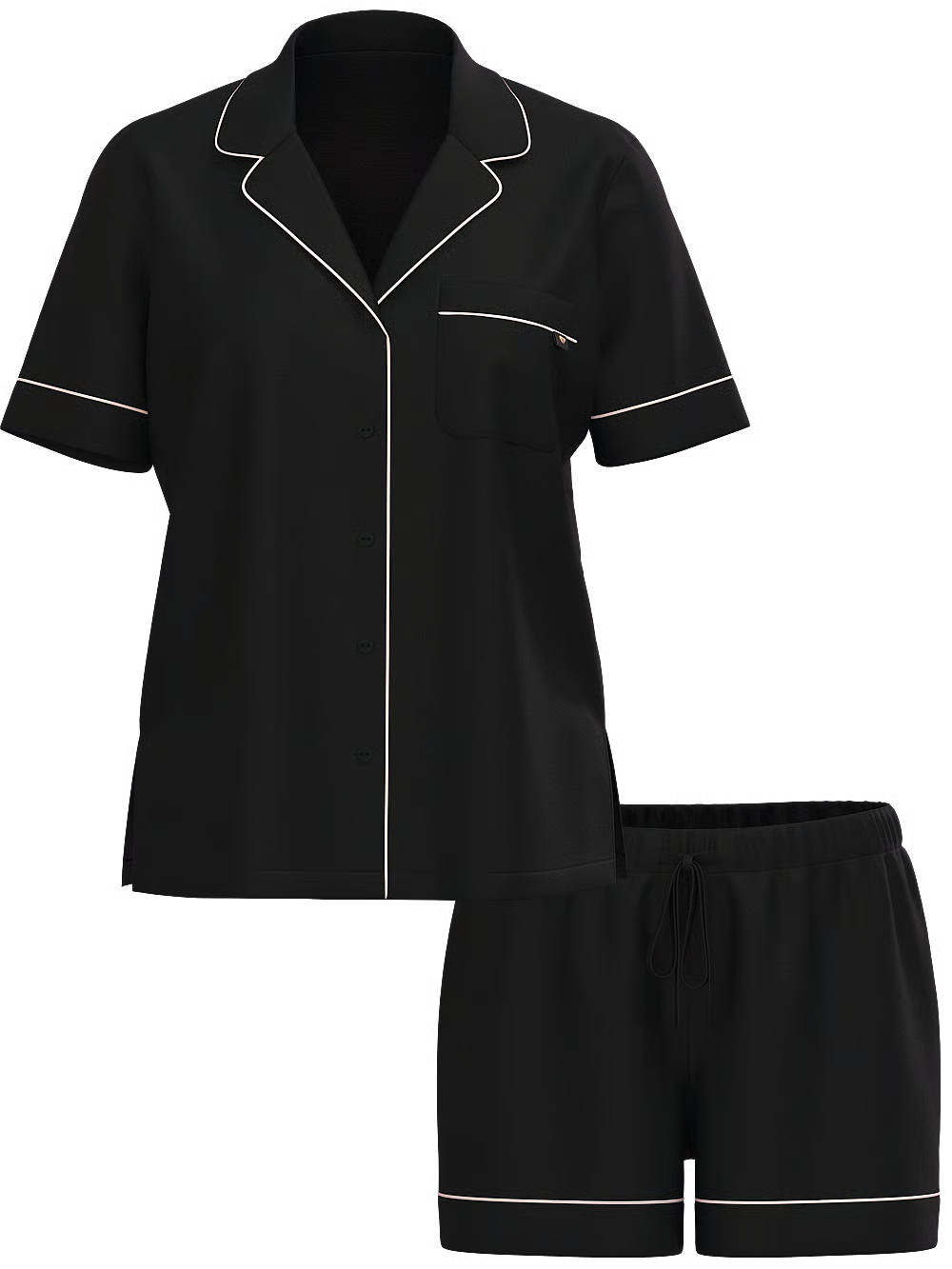 Modal Short Pajama Set – Náttföt