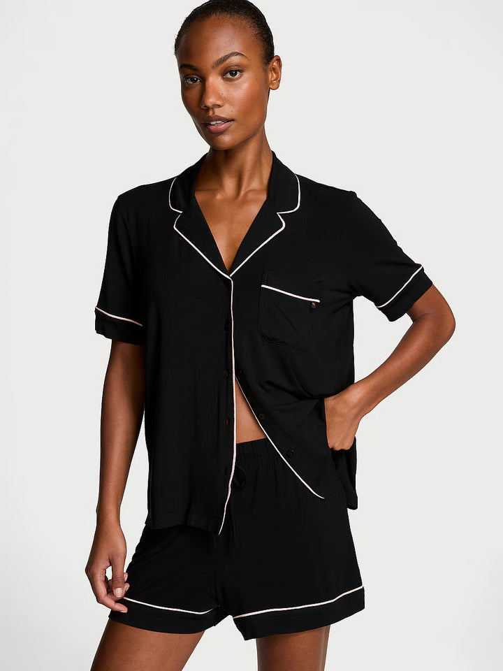 Modal Short Pajama Set – Náttföt