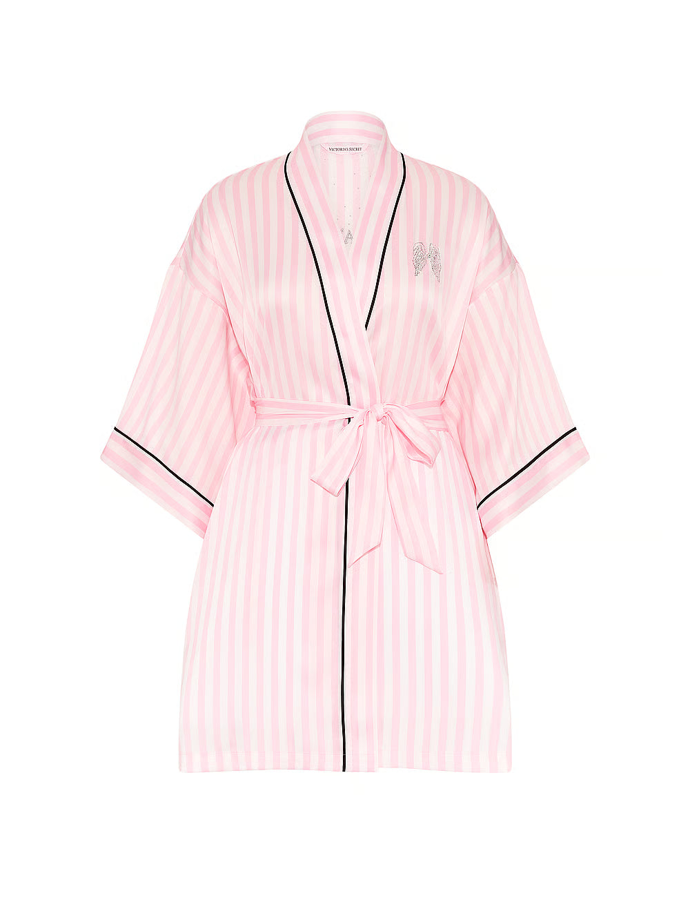Signature Satin Short Piped Robe Fashion Show 2026 – Sloppur