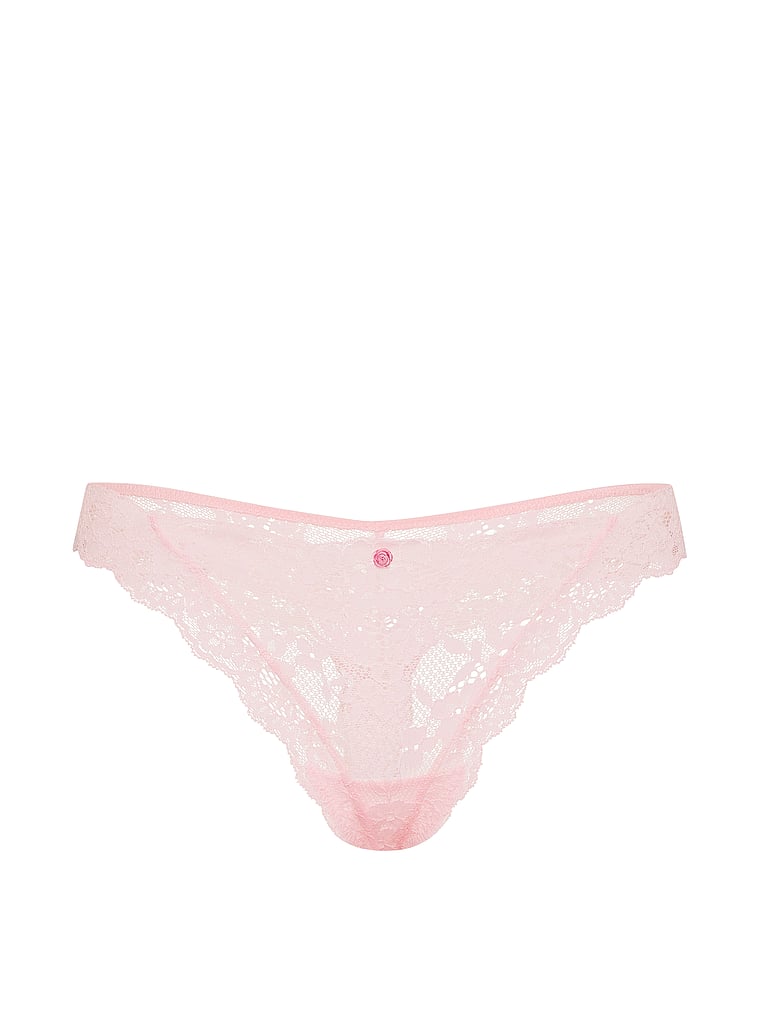 Lace Thong Panty – Angel Pink