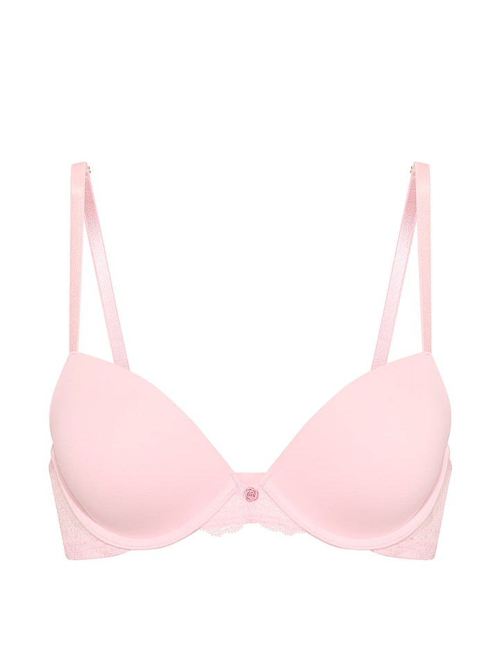 Smooth &amp; Lace Push-Up Bra – Angel Pink