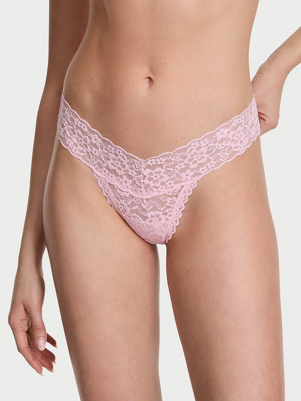Lace Thong Panty Nærbuxur – Victoria&