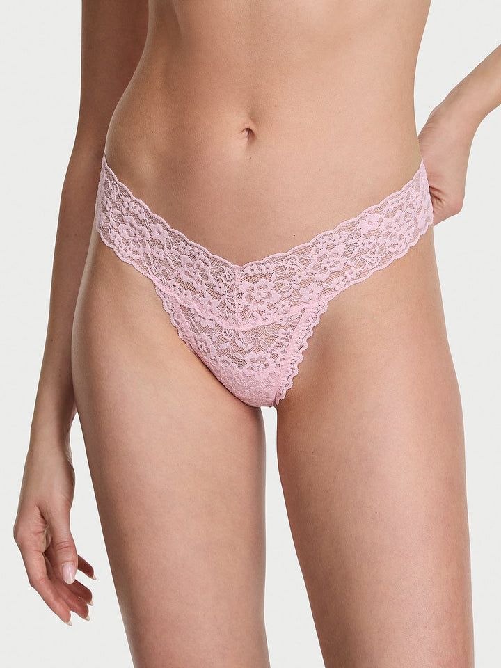 Lace Thong Panty Nærbuxur – Victoria&