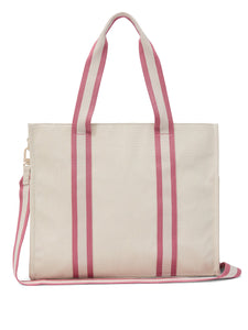 CROSSBODY CANVAS TOTE BAG - Natural Canvas