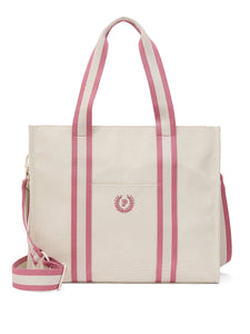 CROSSBODY CANVAS TOTE BAG - Natural Canvas