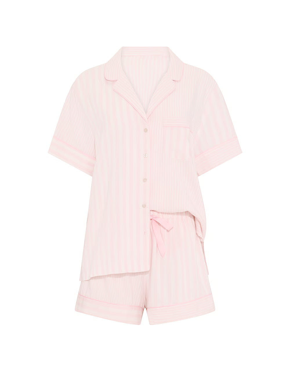 Flannel Short Pajama Set – Náttföt
