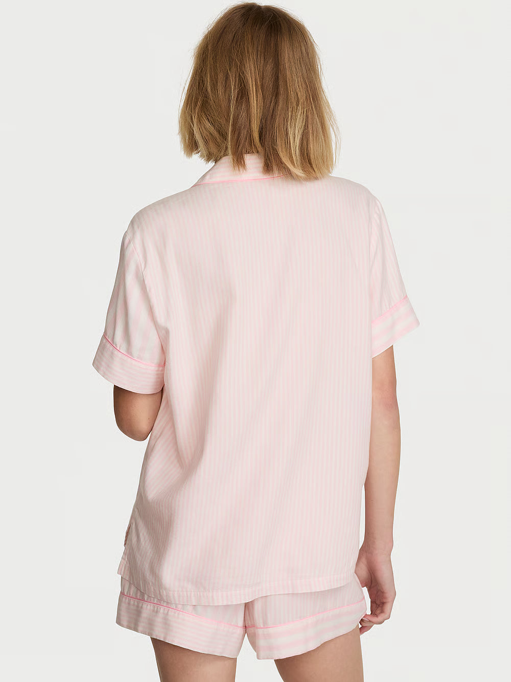 Flannel Short Pajama Set – Náttföt