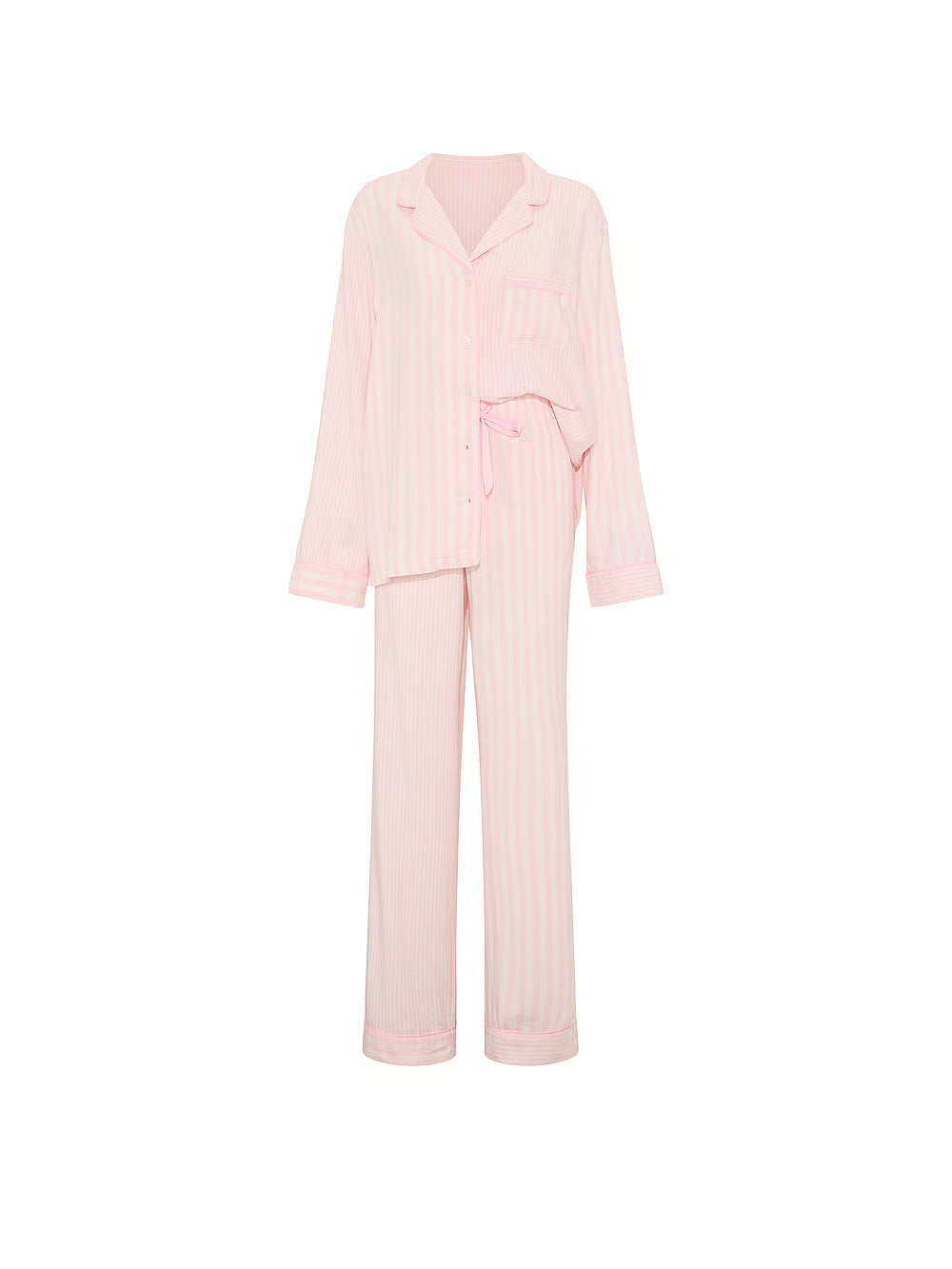 Flannel Long Pajama Set – Náttföt