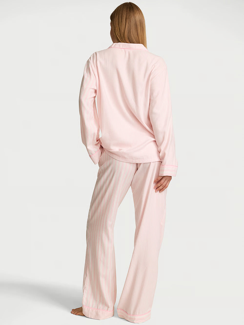 Flannel Long Pajama Set – Náttföt