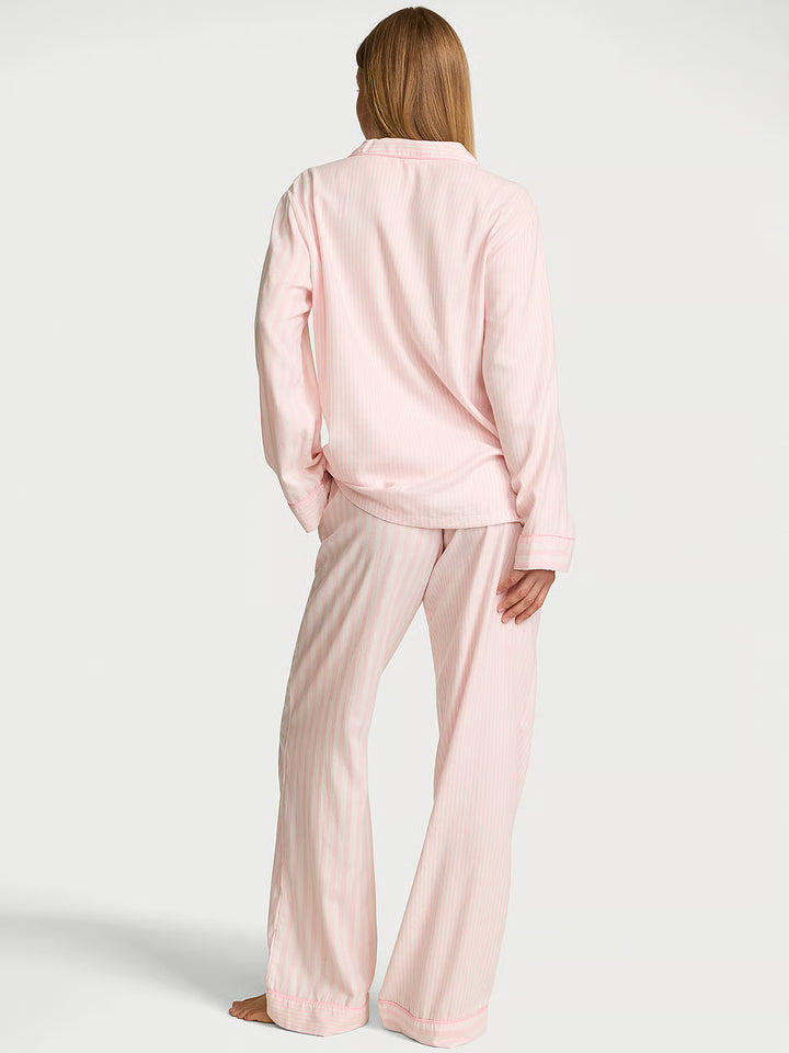 Flannel Long Pajama Set – Náttföt