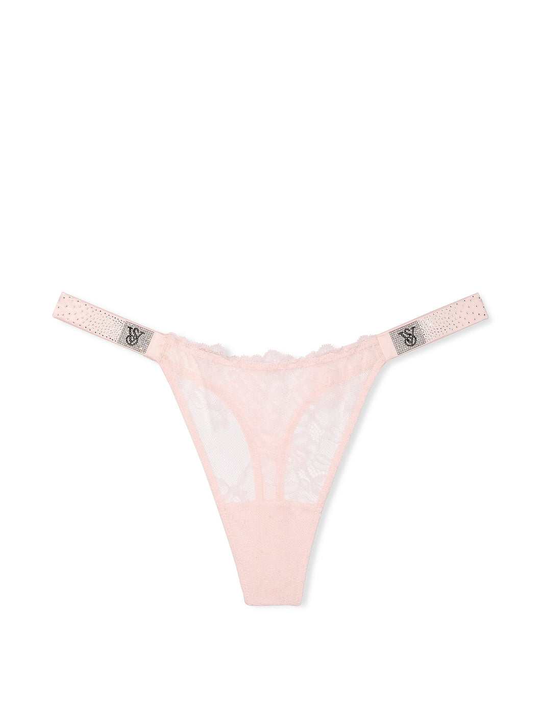 Scattered Shine Strap Lace Thong Panty - Nærbuxur