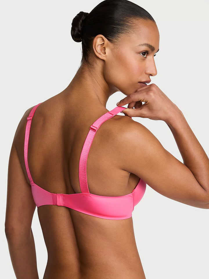 Logo Shine Strap Push-Up Bra – Brjóstahaldari