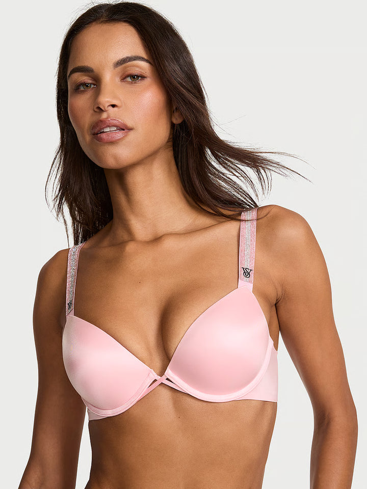 Heritage Stripe Shine Strap Push-Up Bra – Brjóstahaldari