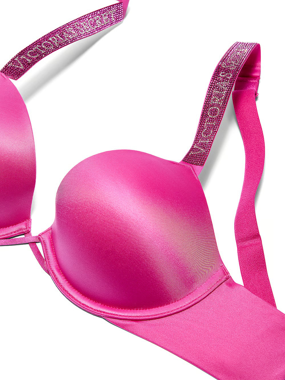 Logo Shine Strap Push-Up Bra – Brjóstahaldari