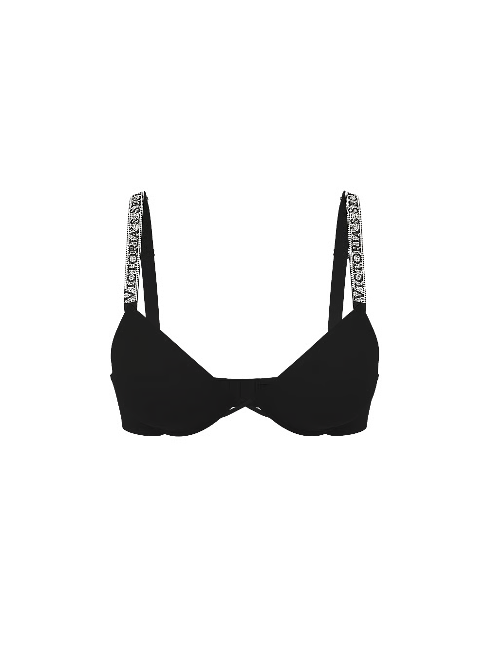 Logo Shine Strap Push-Up Bra – Brjóstahaldari