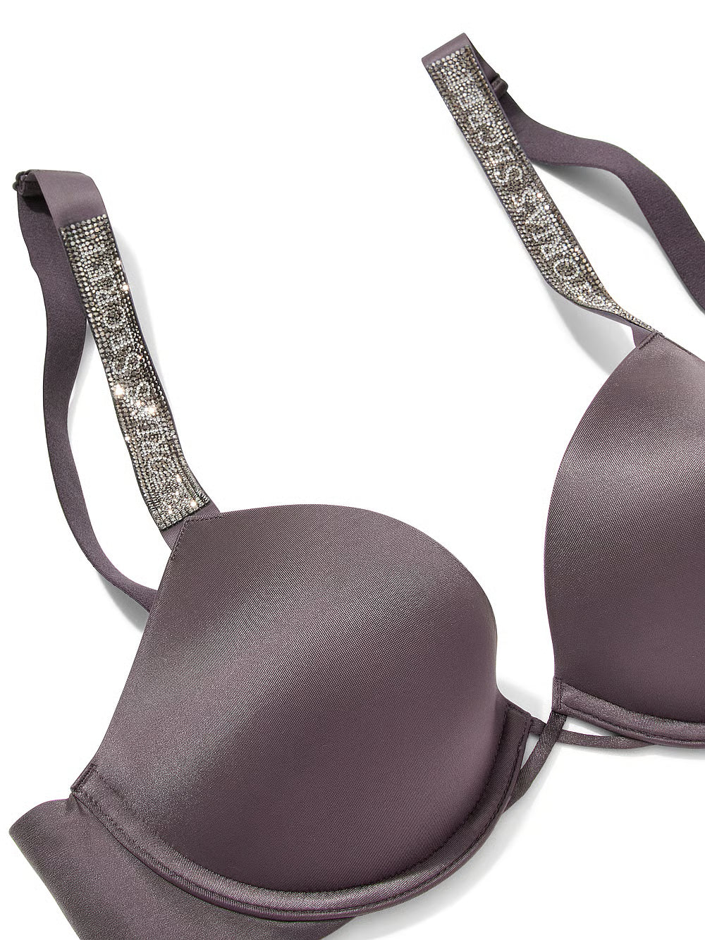 Logo Shine Strap Push-Up Bra – Brjóstahaldari
