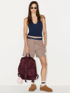 NYLON CARGO BACKPACK - Wild Rose