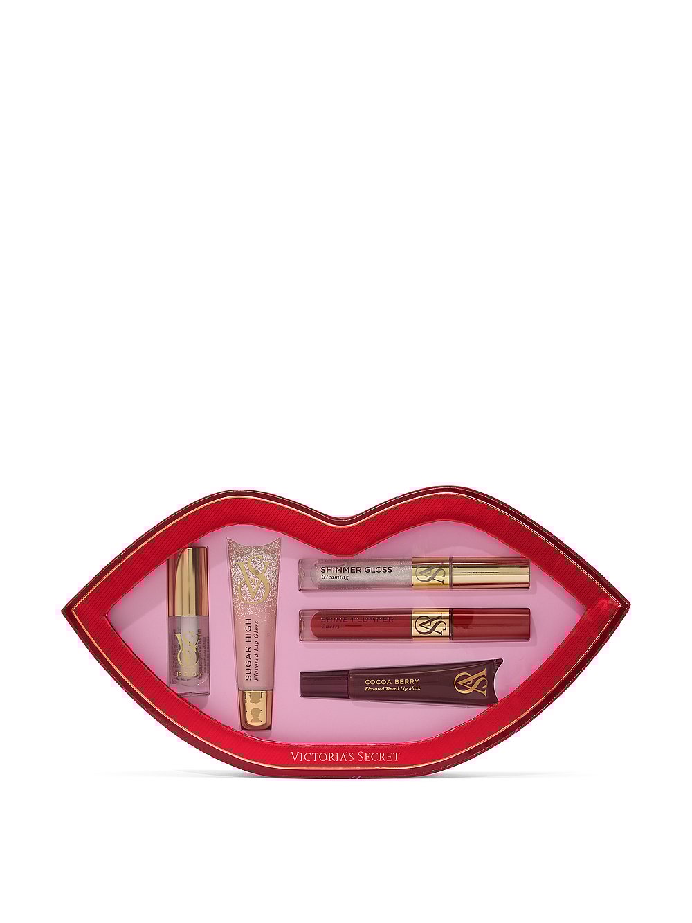GJAFASETT - 5 Piece Lip Gloss, Oil, Mask & Lip Plumper