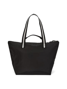 NYLON TOTE BAG - Pure Black