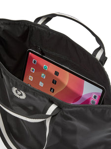NYLON TOTE BAG - Pure Black