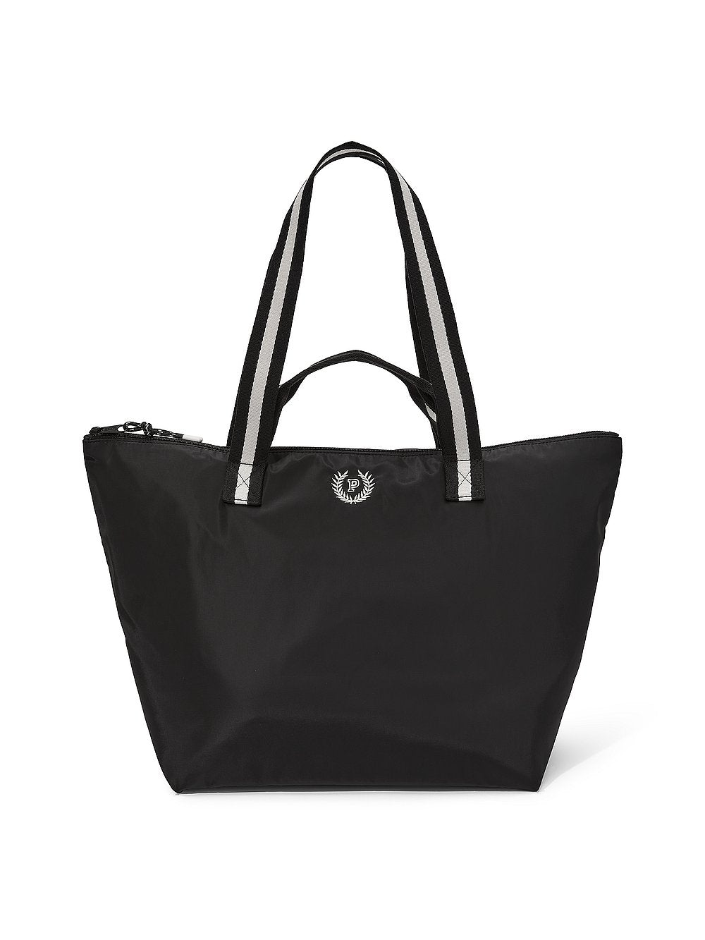 NYLON TOTE BAG - Pure Black