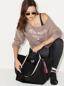NYLON TOTE BAG - Pure Black