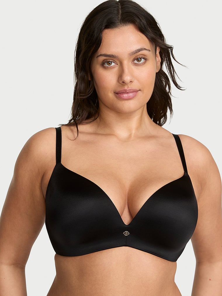 So Obsessed Smooth Wireless Push-Up Bra – Black