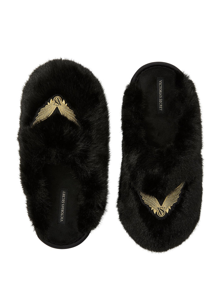 Luxe Plush Closed Toe Slippers Inniskór – Victoria&
