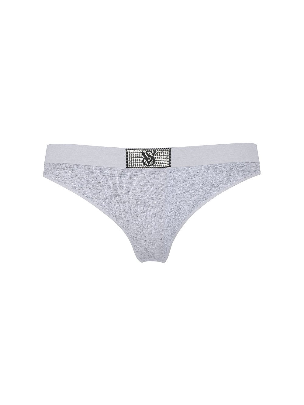 Logo Waist Pointelle Thong Panty Nærbuxur – Victoria&