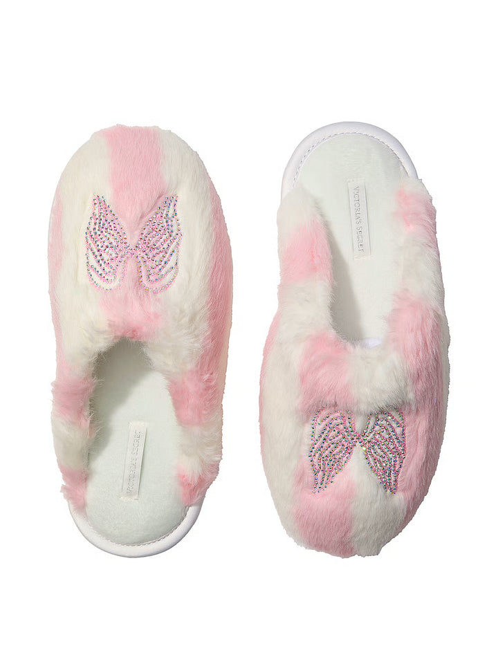 Luxe Plush Closed Toe Slippers – Inniskór