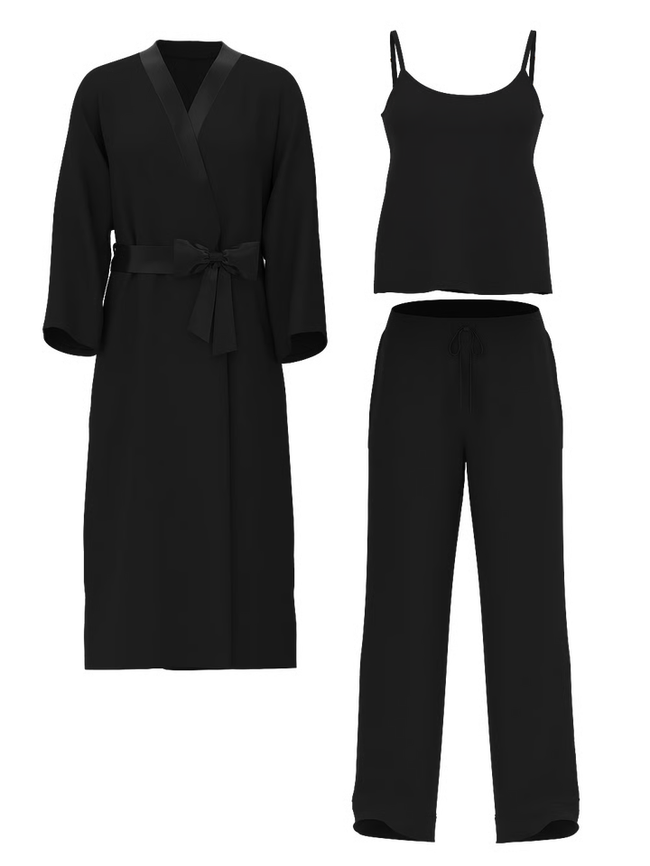 SoSoft Modal 3-Piece Pajama Set – Náttföt