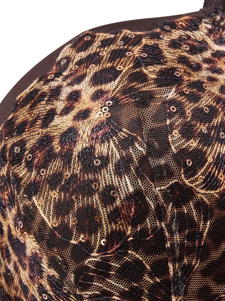 Geo Leo Embroidery Push-Up Bra – Shimmer Geo Leo