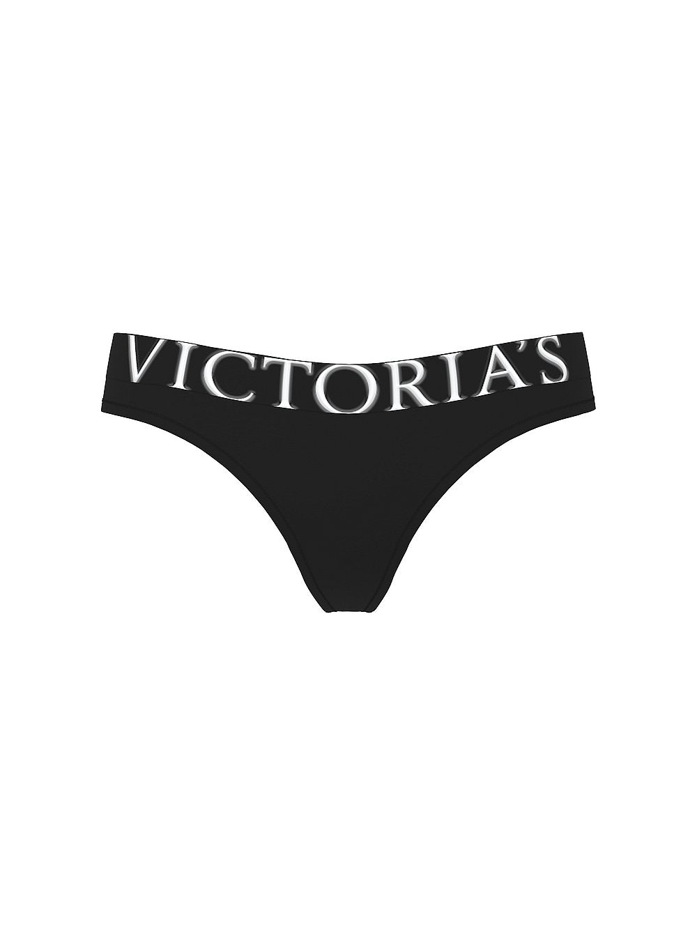 Exploded Logo Cotton Thong Panty – Nærbuxur