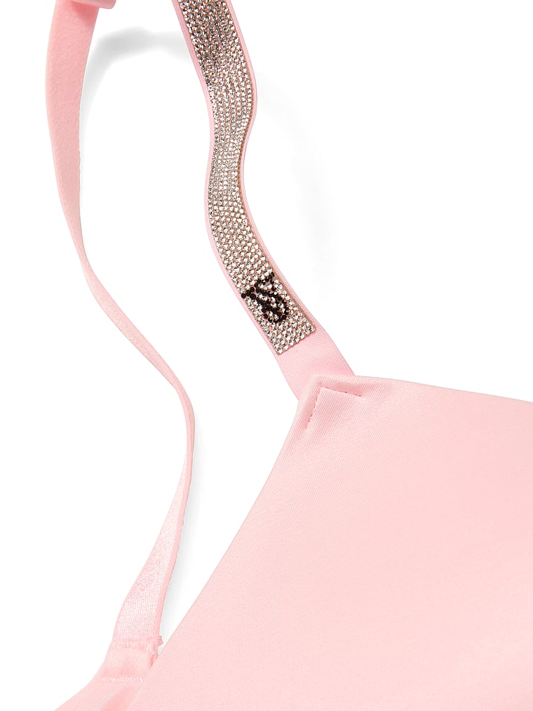 So Obsessed Shine Strap Wireless Push-Up Bra – Angel Pink