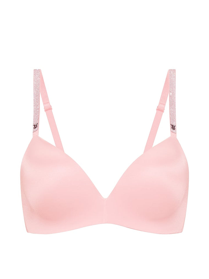 So Obsessed Shine Strap Wireless Push-Up Bra – Angel Pink
