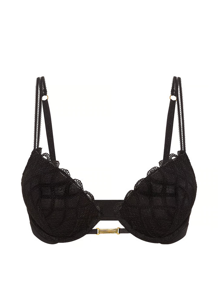 Bombshell Add-2-Cups Viper Embroidery Push-Up Bra – Brjóstahaldari