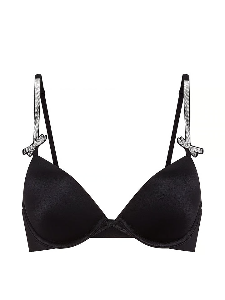 Shine Bow Push-Up Bra – Brjóstahaldari