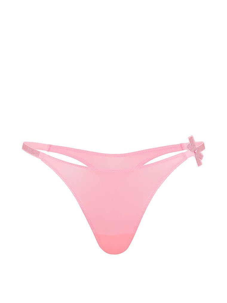 Shine Bow Thong Panty – Nærbuxur