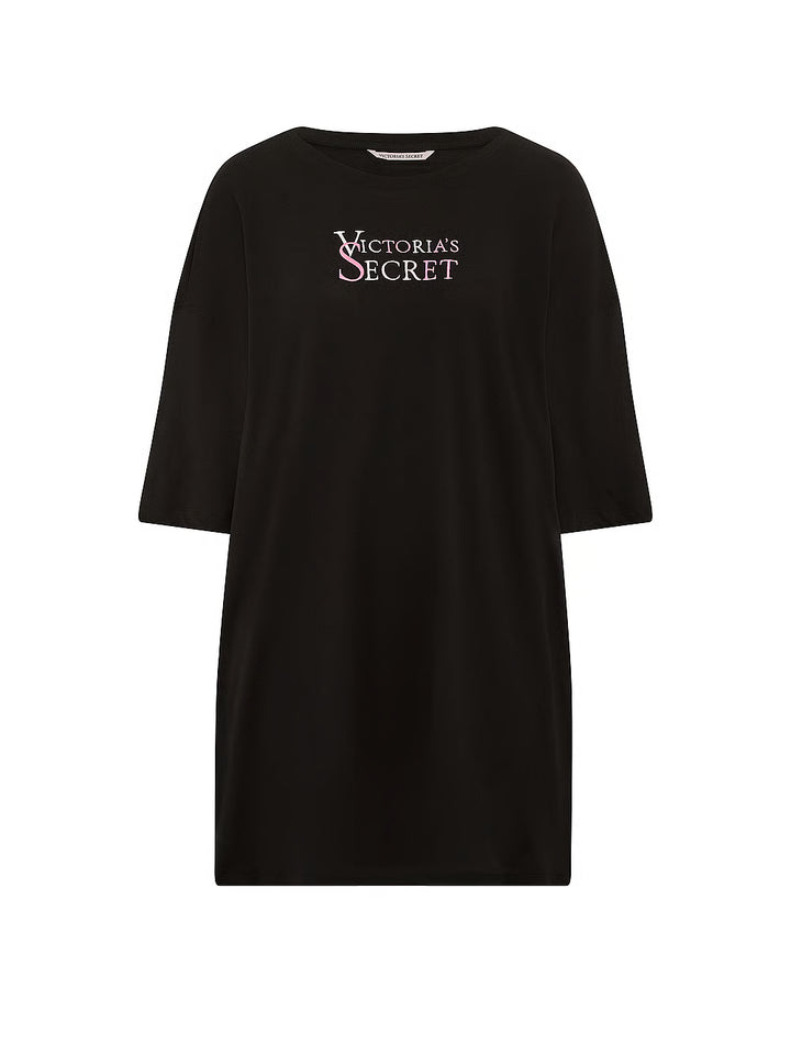 Cotton Oversized Sleep Tee – Náttkjóll