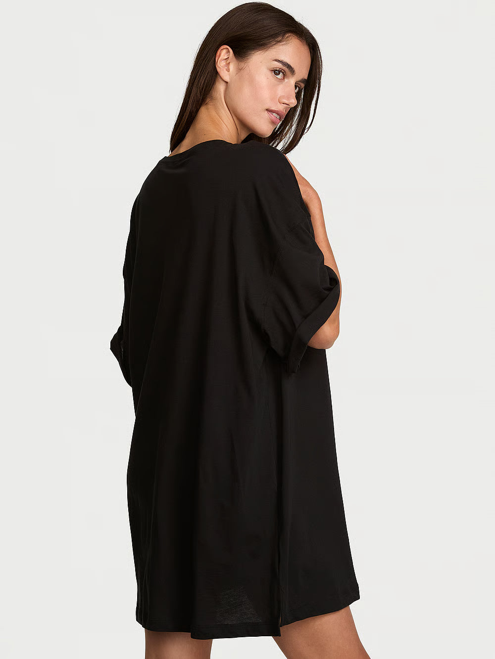 Cotton Oversized Sleep Tee – Náttkjóll