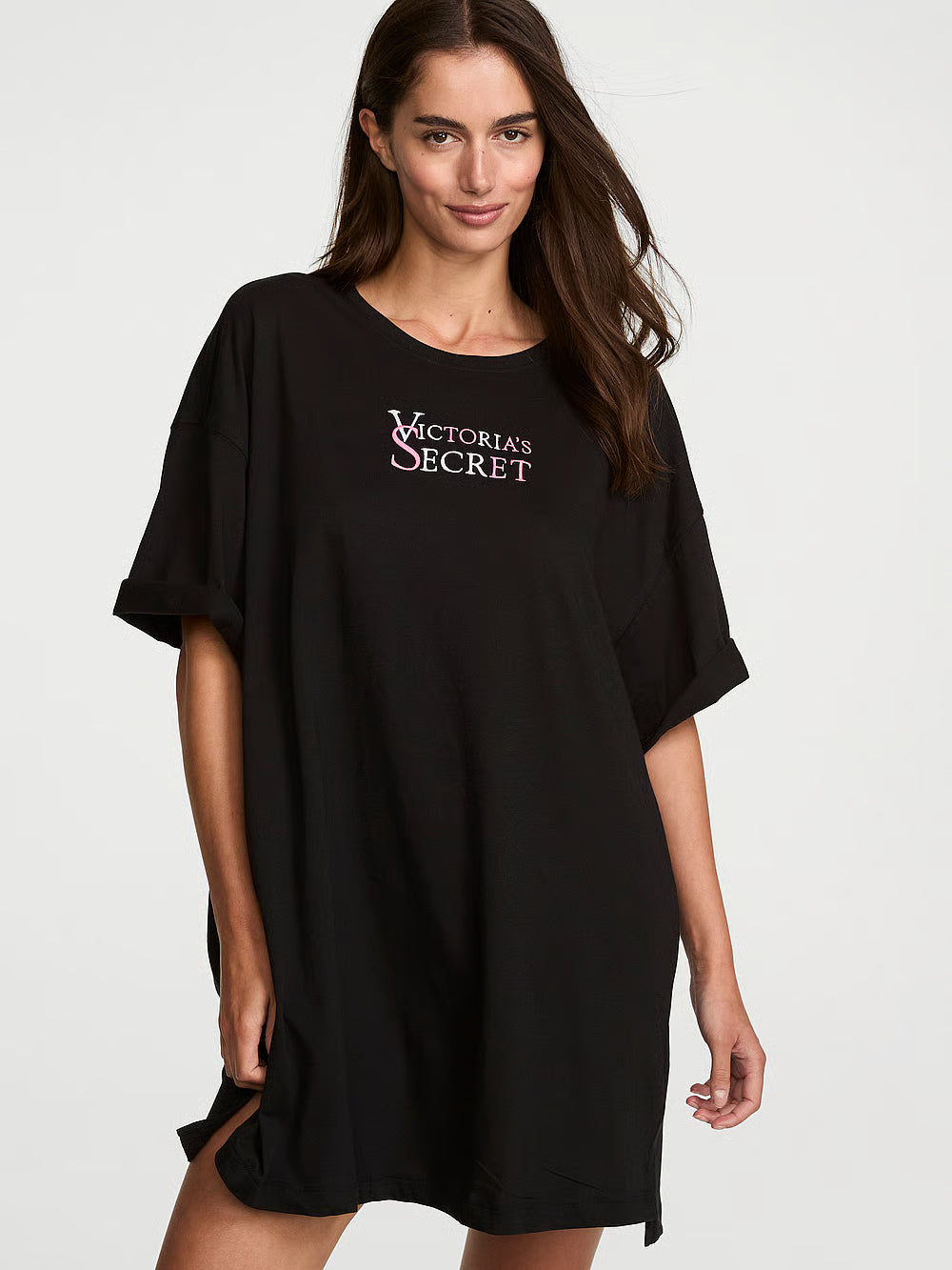 Cotton Oversized Sleep Tee – Náttkjóll