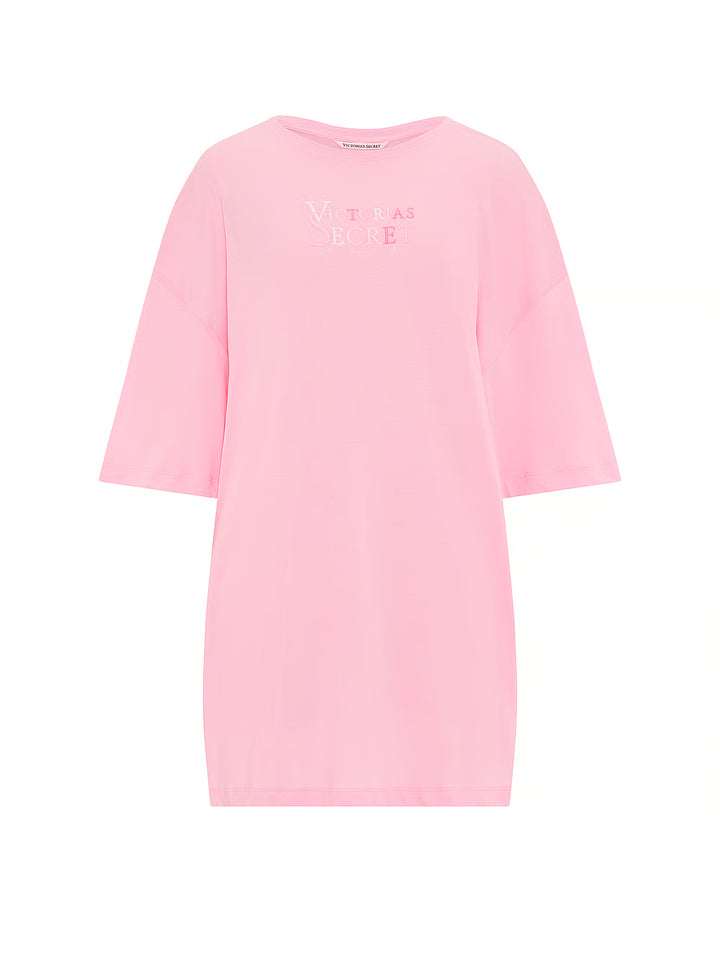 Cotton Oversized Sleep Tee – Náttkjóll